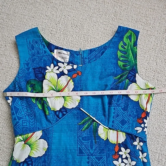 Vintage Royal Hawaiian long dress, Med - Picture 5 of 10
